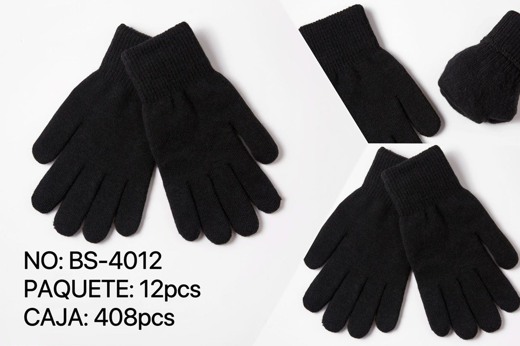 Guantes de cachemira con 5 dedos para hombre - Accesorios de invierno