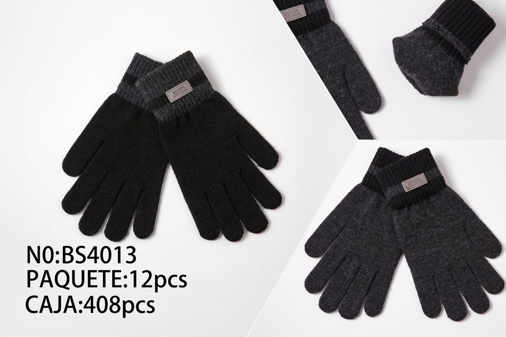 Guantes de lana para hombre - Accesorios de invierno