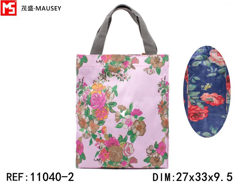 Bolsa de mano con flores en polvo C12/10 - Tote y accesorios de compras