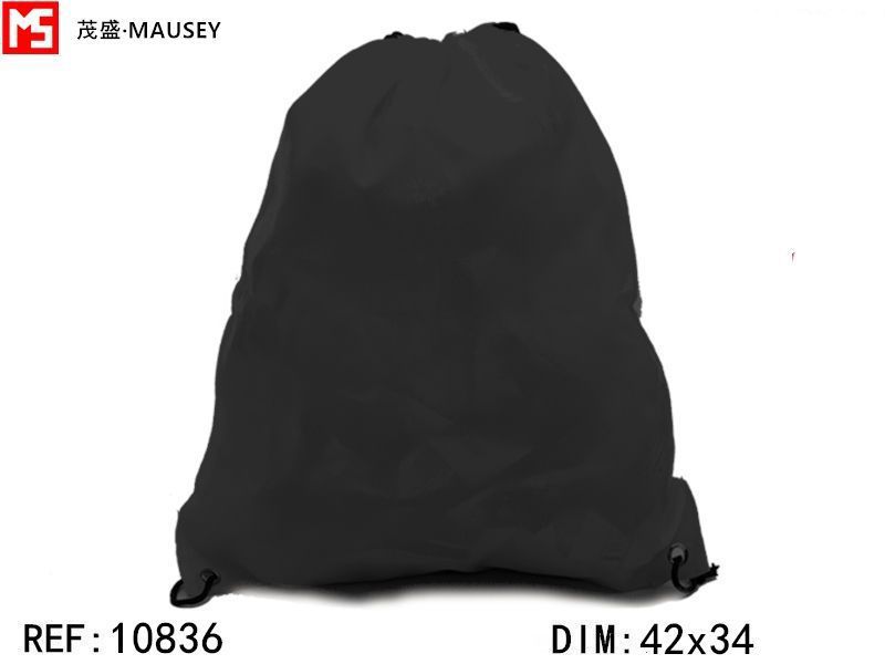 Saco mochila completamente negro B20 - Mochila