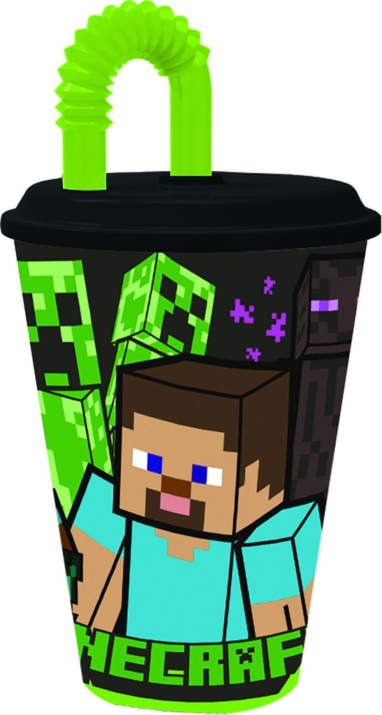 Vaso de Minecraft de 430ml - Artículos y juguetes