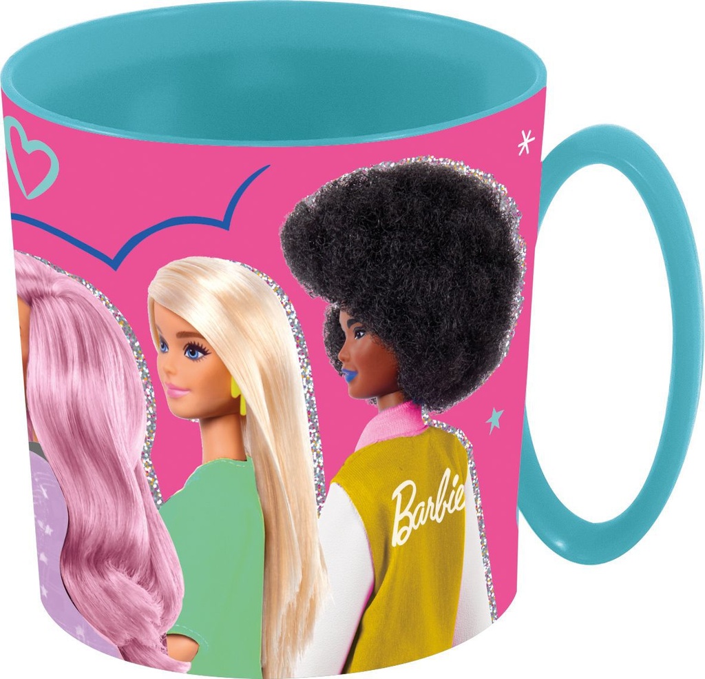 Taza Micro 390ml Barbie - Artículos para niños