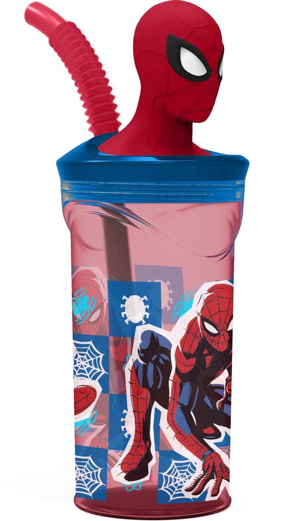 Vaso figurita 360ml Iron Man - Artículos para niños