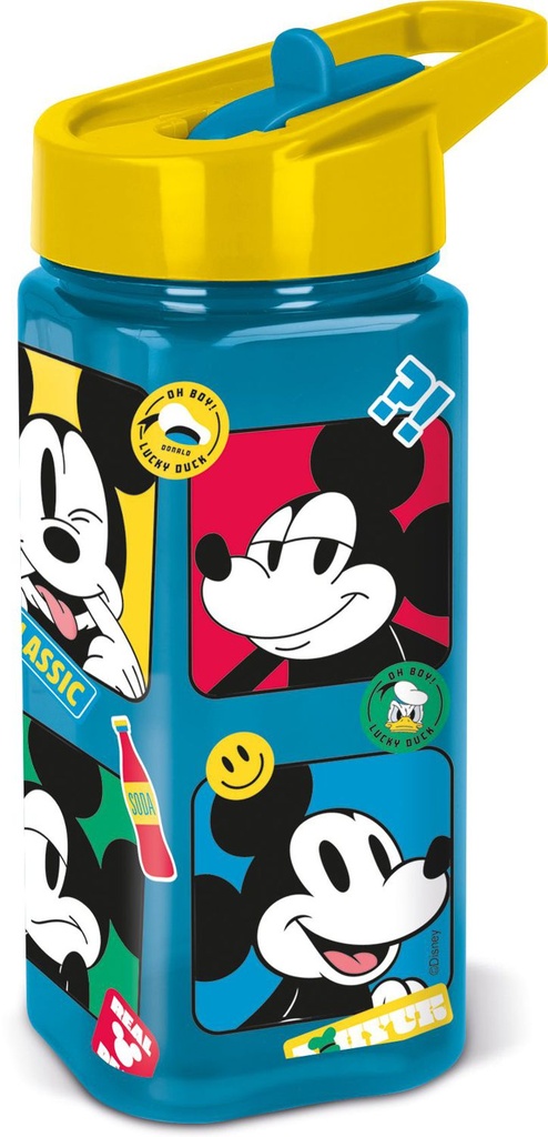 Botella cuadrada 510ml Mickey Mouse Fun-Tastic - Accesorios para niños