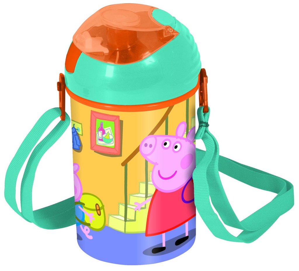 Juguete infantil - Vaso de robot Pop Up 450 ml Peppa Pig