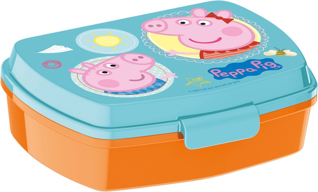 Sandwichera rectangular Peppa Pig - Accesorios infantiles