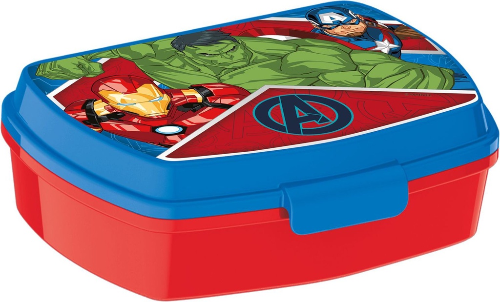 Sandwichera rectangular Avengers Heraldic Army - Accesorios infantiles