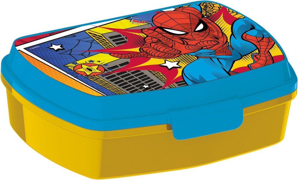 Sandwichera rectangular Spiderman Midnight Flyer - Accesorios infantiles