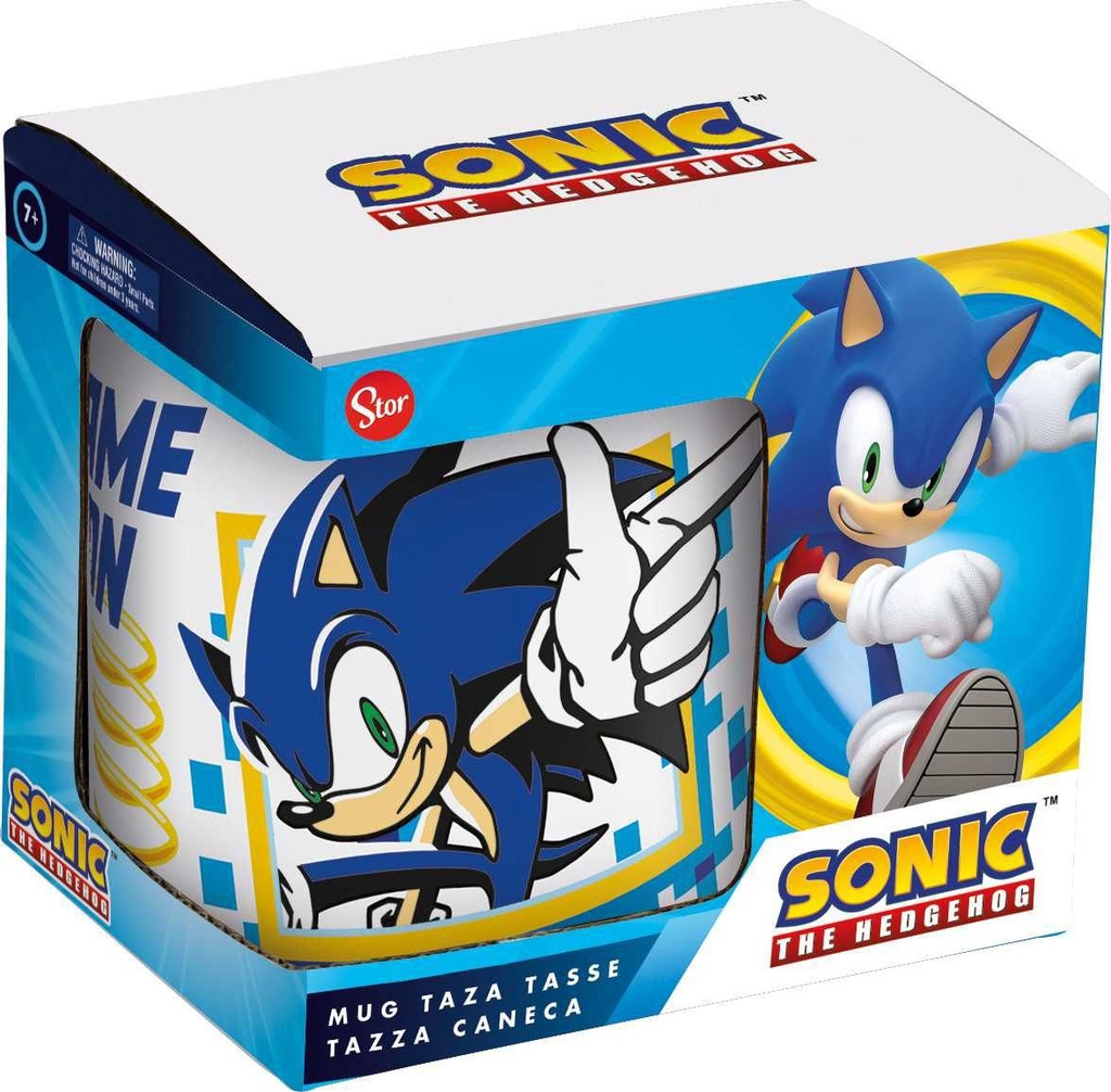 Taza cerámica 325 ml Sonic Game On - Accesorios de cocina