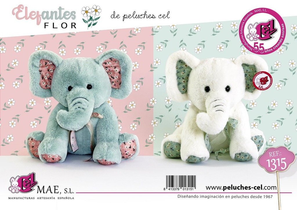 Juguete infantil - Elefante Deluxe 32 cm - Peluches