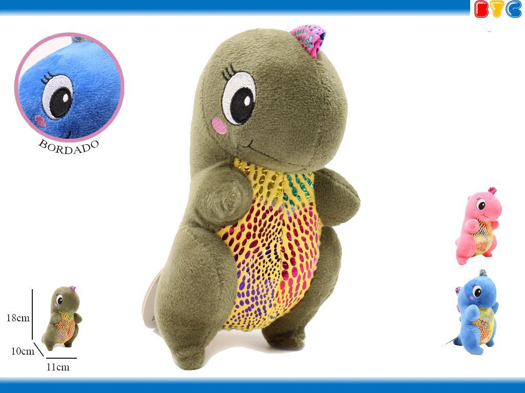 Peluche dinosaurio 18cm - Juguetes de peluche