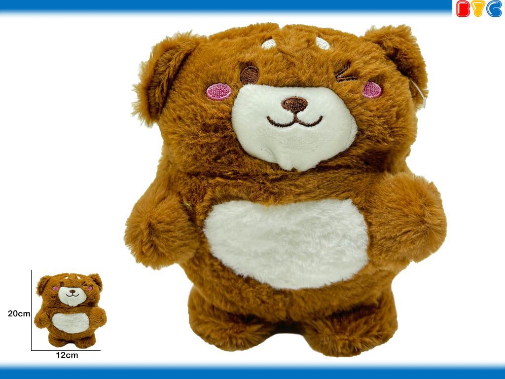 Peluche oso marrón 20cm - Juguetes de peluche