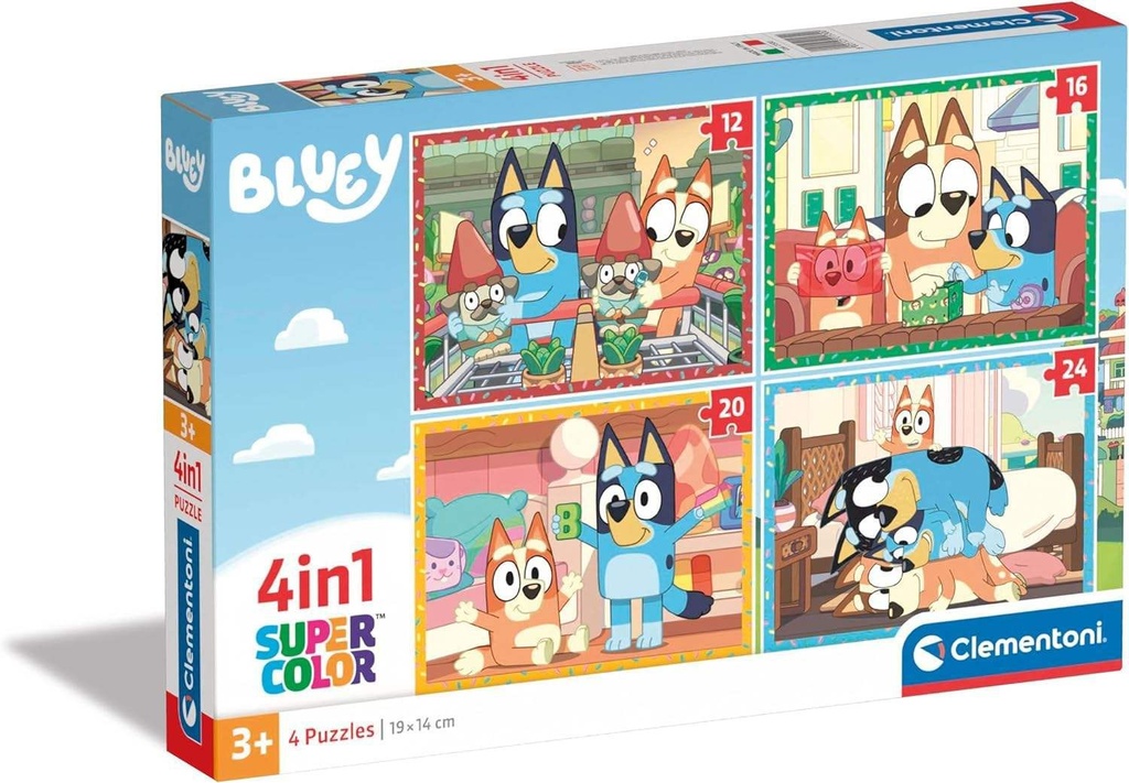 Cubo de Rubik 4in1 Bluey - Juguetes de puzzles