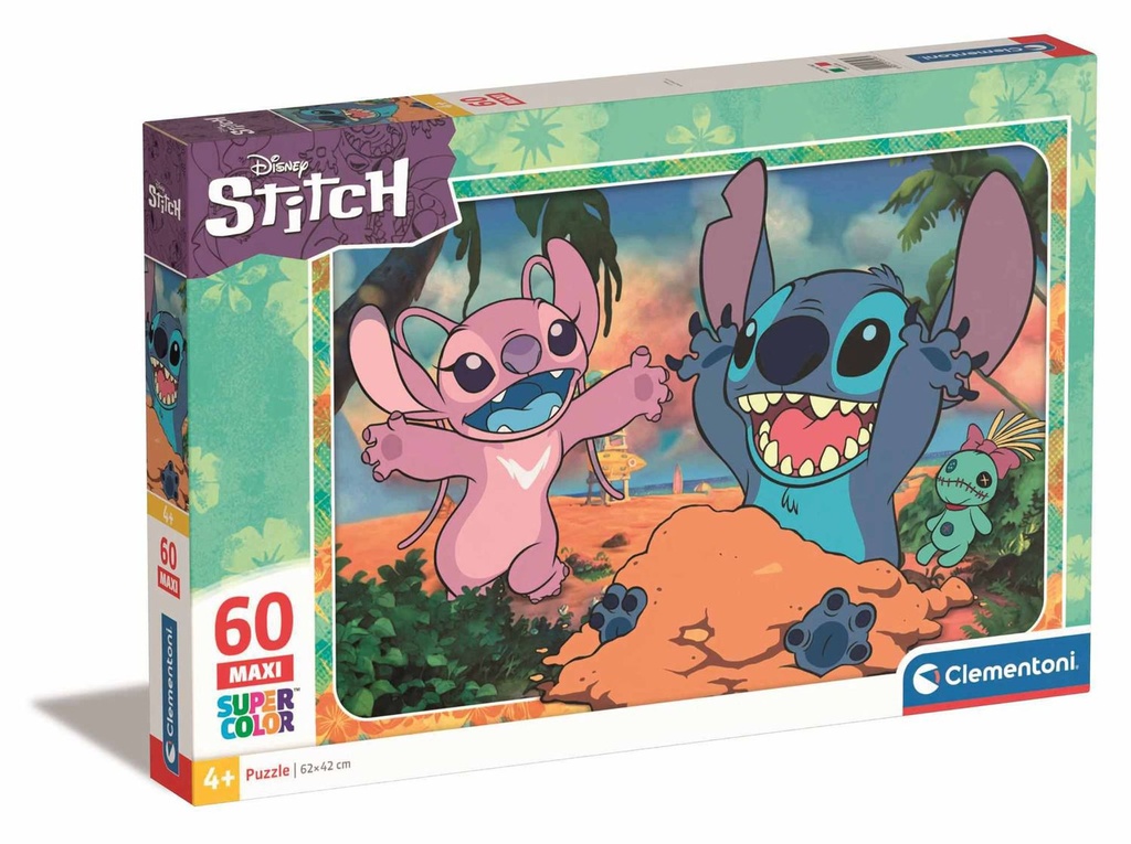 Puzzle 60 Maxi Disney Stitch - Juguetes y rompecabezas