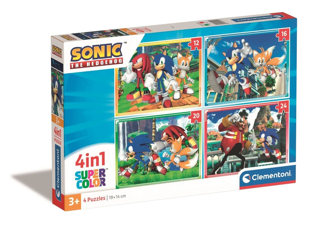 Cubo de Rubik 4in1 Sonic - Juguetes de puzzles