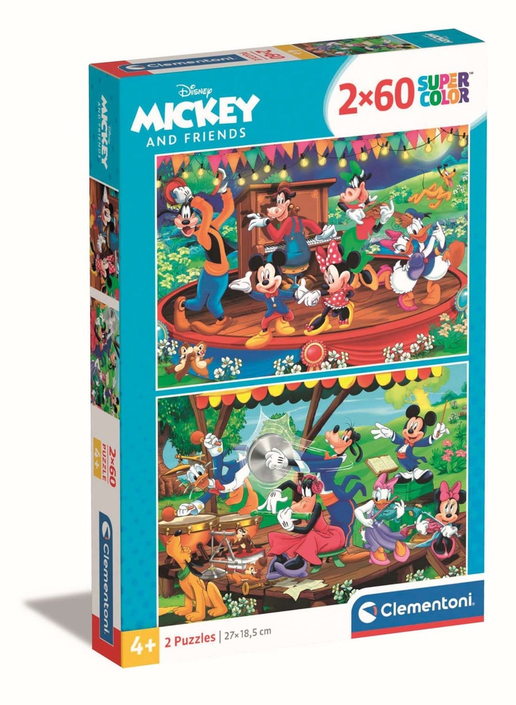 Puzzle de 2X60 Mickey and Friends - Juguetes educativos