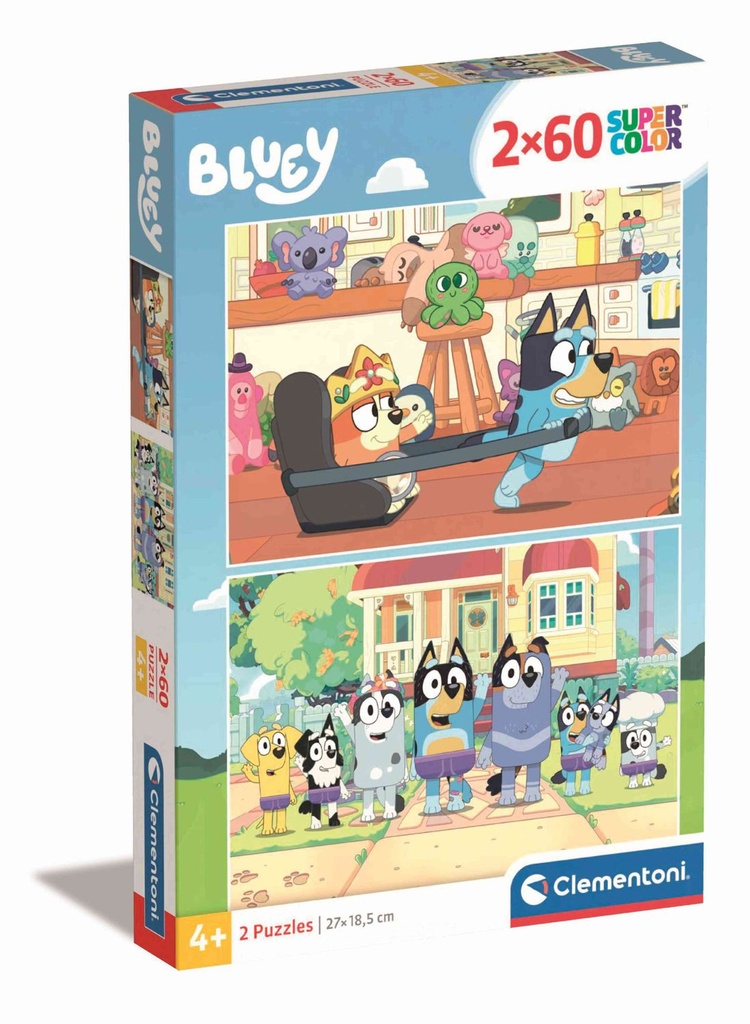 Puzzle de 2X60 Bluey - Juguetes educativos