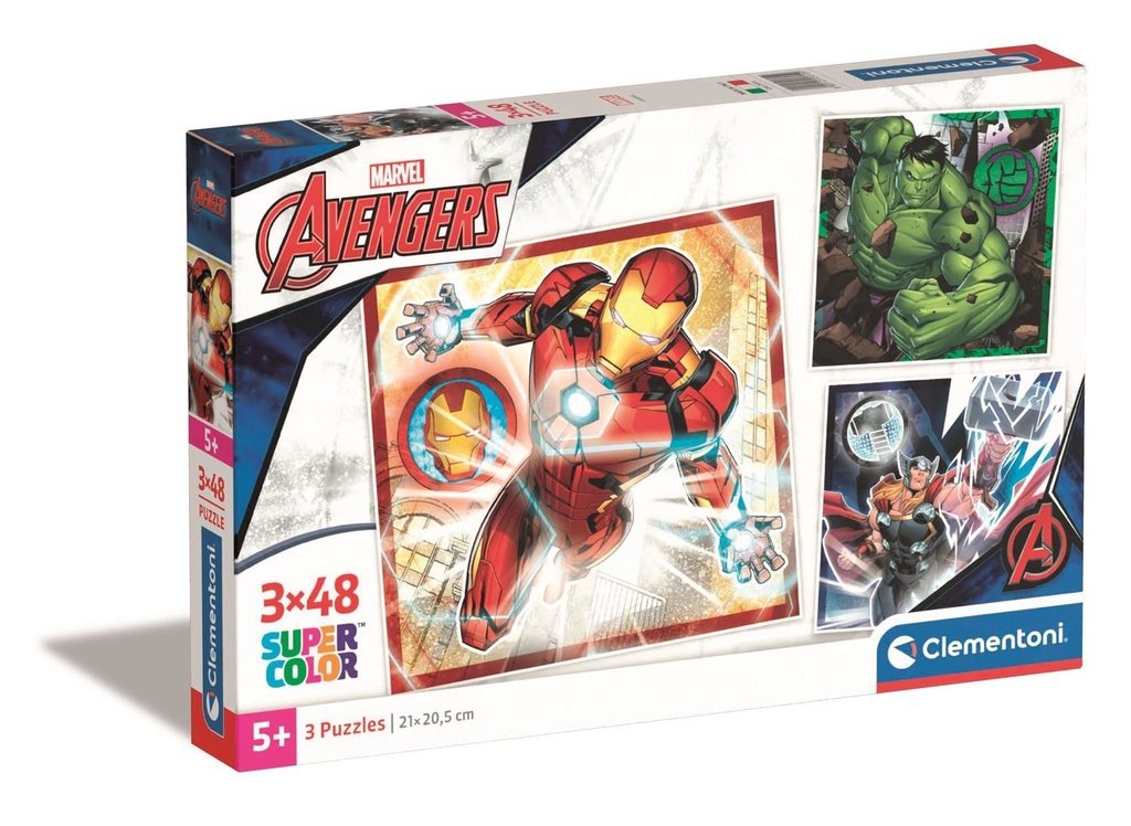 Cubo de Rubik 3x48 Square Marvel Avengers - Juguetes de puzzles