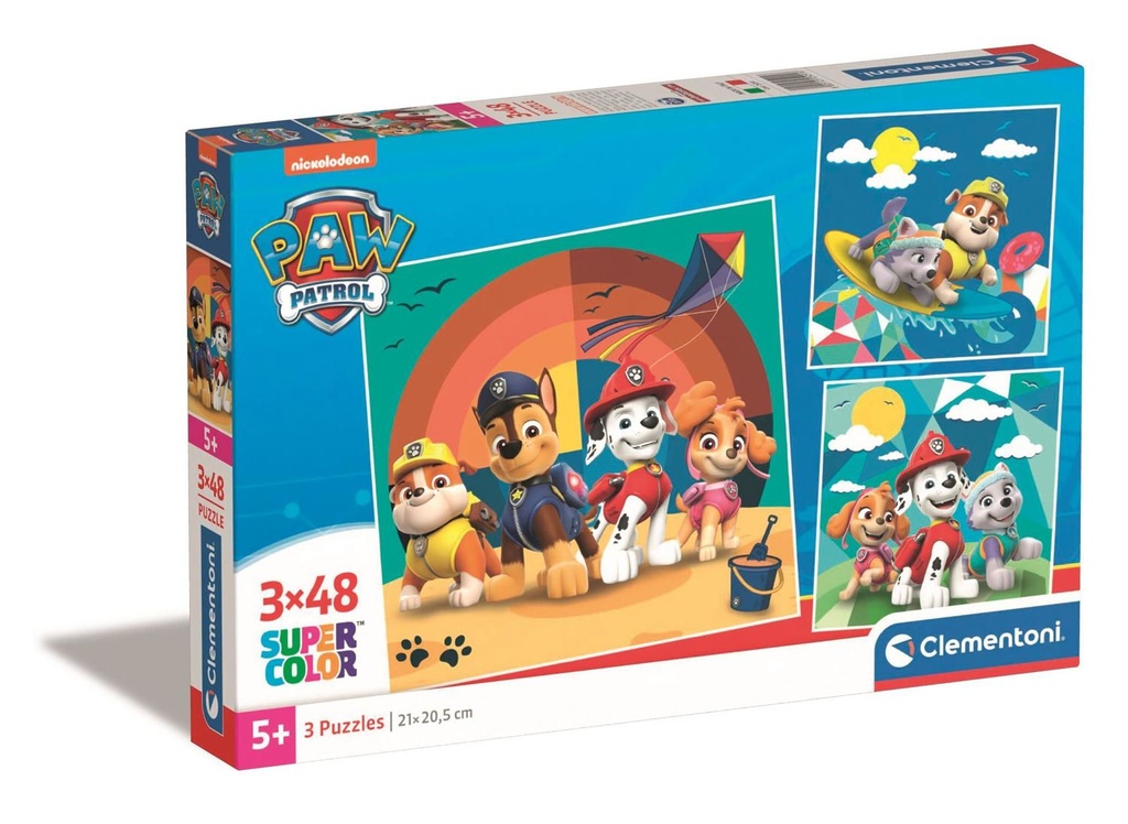 Cubo de Rubik 3x48 Square Paw Patrol - Juguetes de puzzles