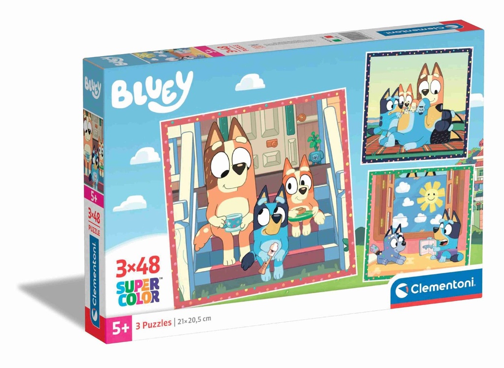 Cubo de Rubik 3x48 Square Bluey - Juguetes de puzzles