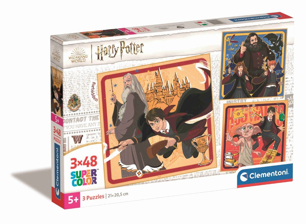 Puzzle de 3X48 Square Harry Potter - Juguetes educativos