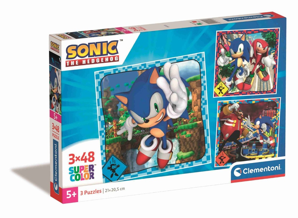 Puzzle de 3X48 Square Sonic - Juguetes educativos