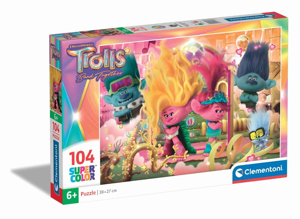 Cubo de Rubik 104 Trolls 3 - Juguetes de puzzles