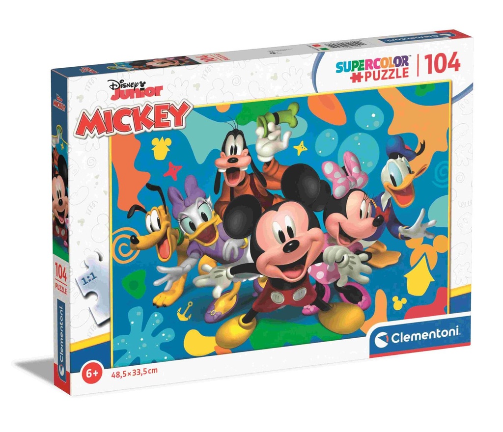 Puzzle 104 Super Mickey y amigos - Juguetes de rompecabezas