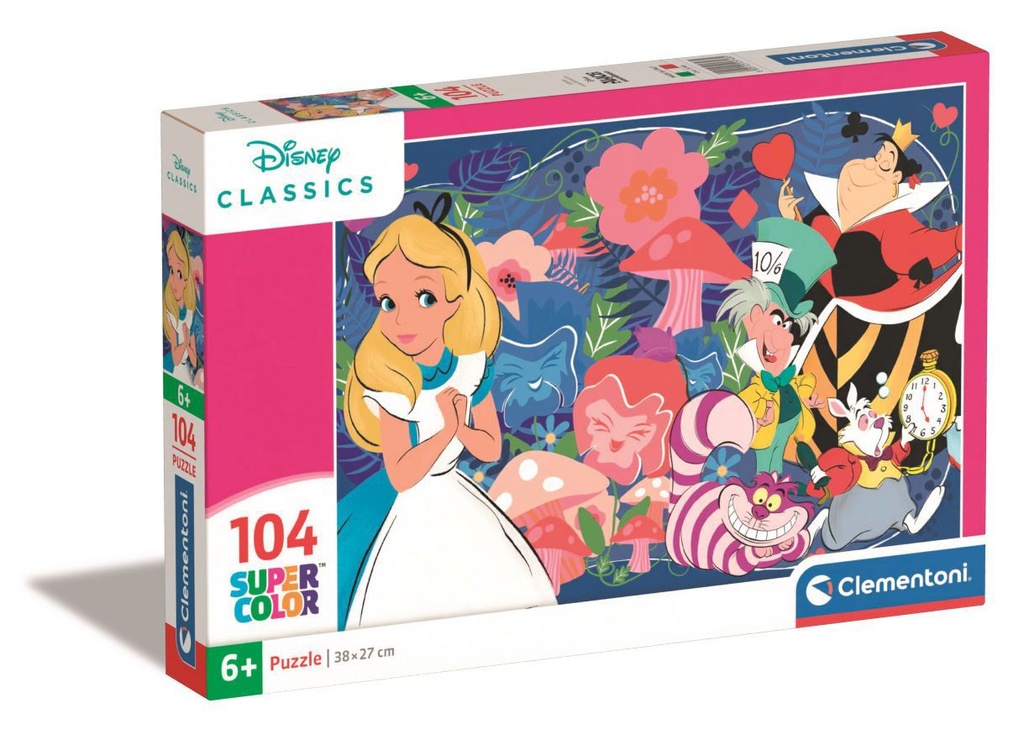 Puzzle de 104 Disney Classics Alice - Juguetes educativos