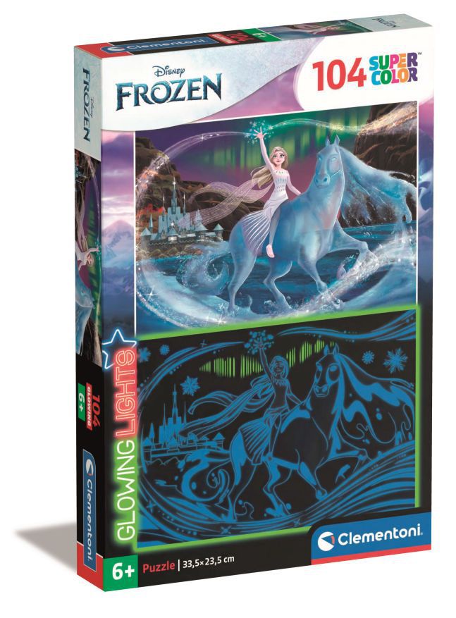 Juguete Puzle 104 Glow in the Dark - Frozen 2