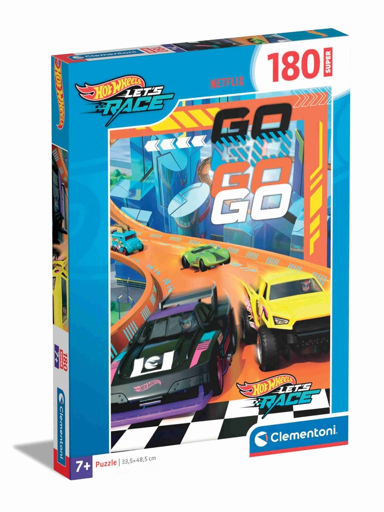 Puzzle Hotwheels 180 piezas - Juguetes didácticos