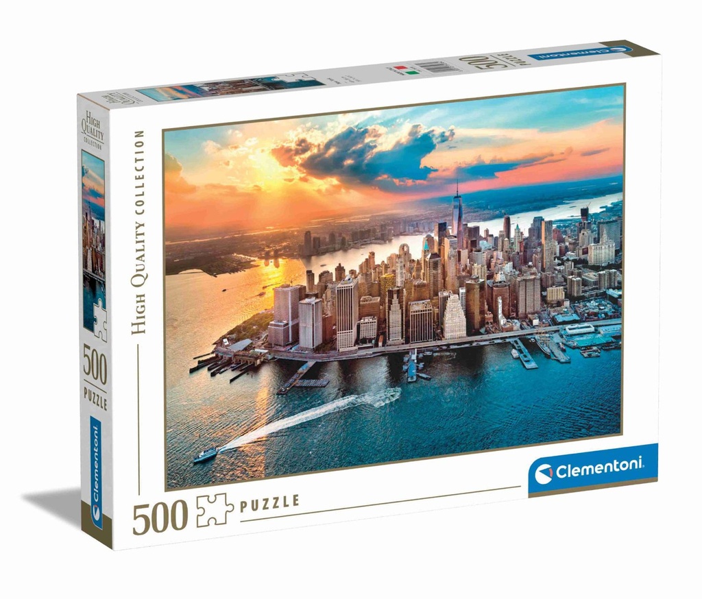 Puzzle 500 piezas Nueva York, Clementoni - Juguetes