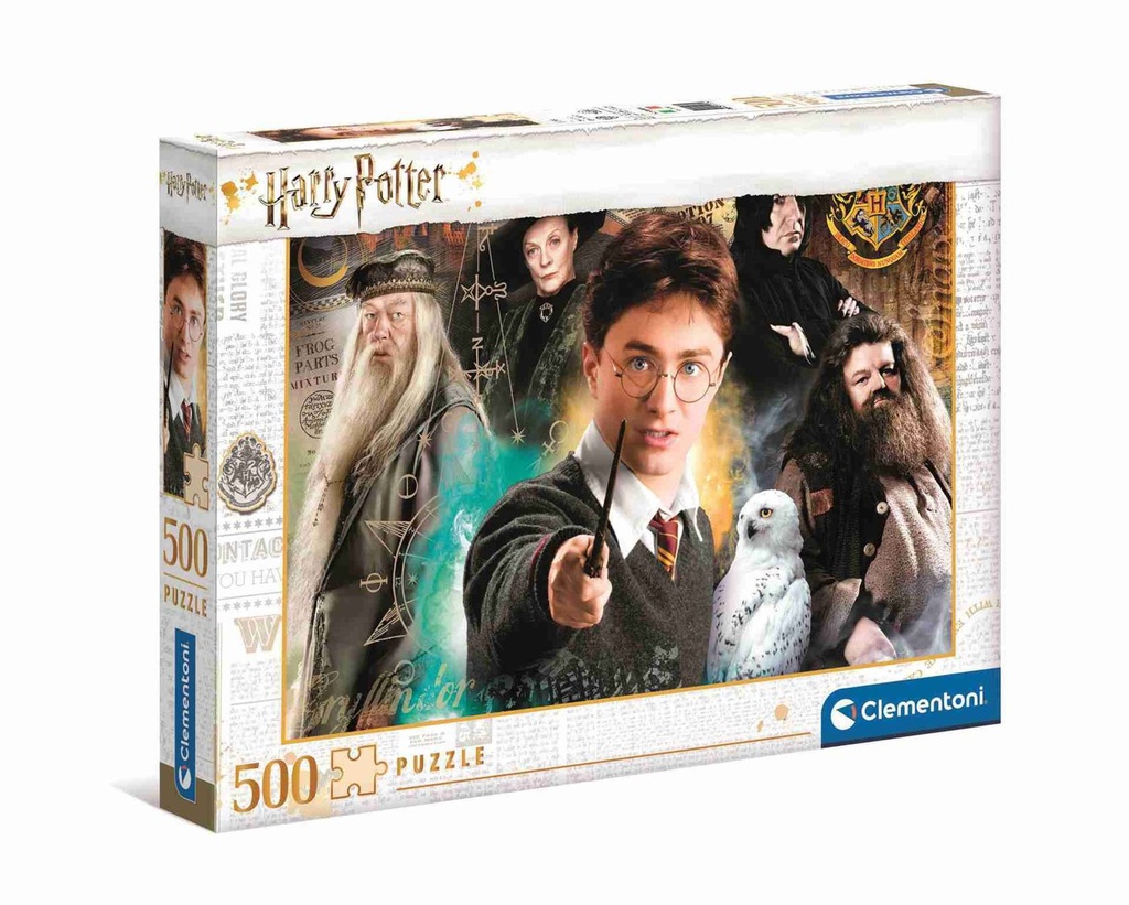 Puzzle 500 HQC Harry Potter 2, Clementoni - Juguetes