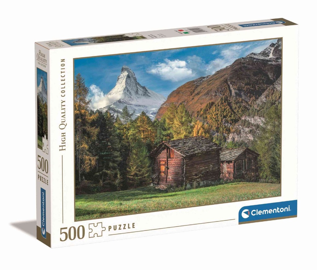 Puzzle 500 HQC Matterhorn encantador 202, Clementoni - Juguetes