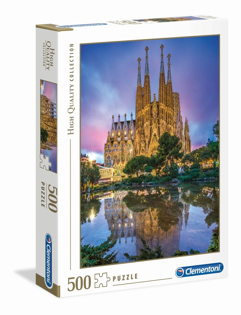 Puzzle 500 piezas Barcelona, Clementoni - Juguetes