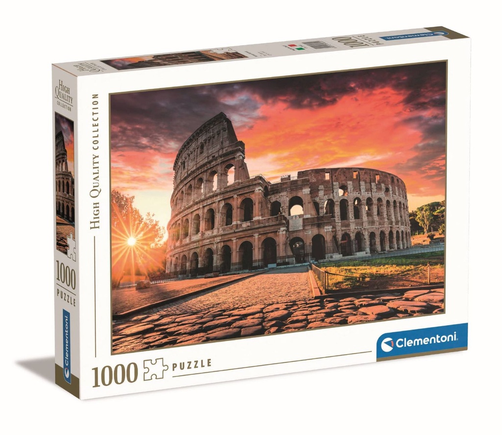 Juguete para niños - Puzzle 1000 “Roman Sunset 2024” - Clementoni