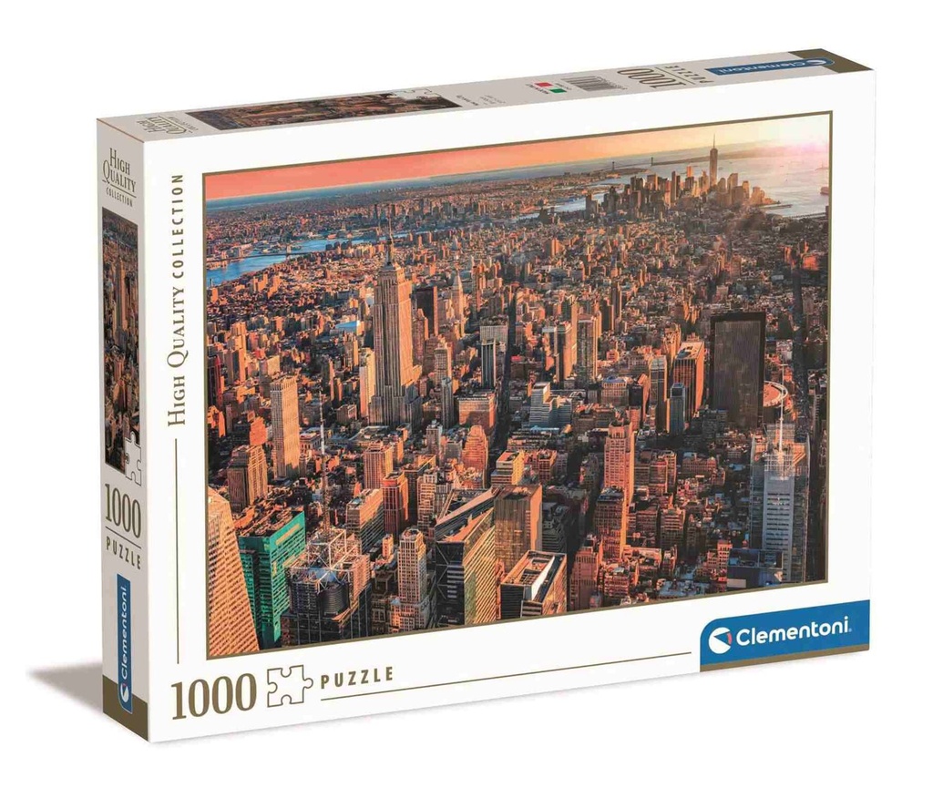 Juguete para niños - Puzzle 1000 “Nueva York” - Clementoni