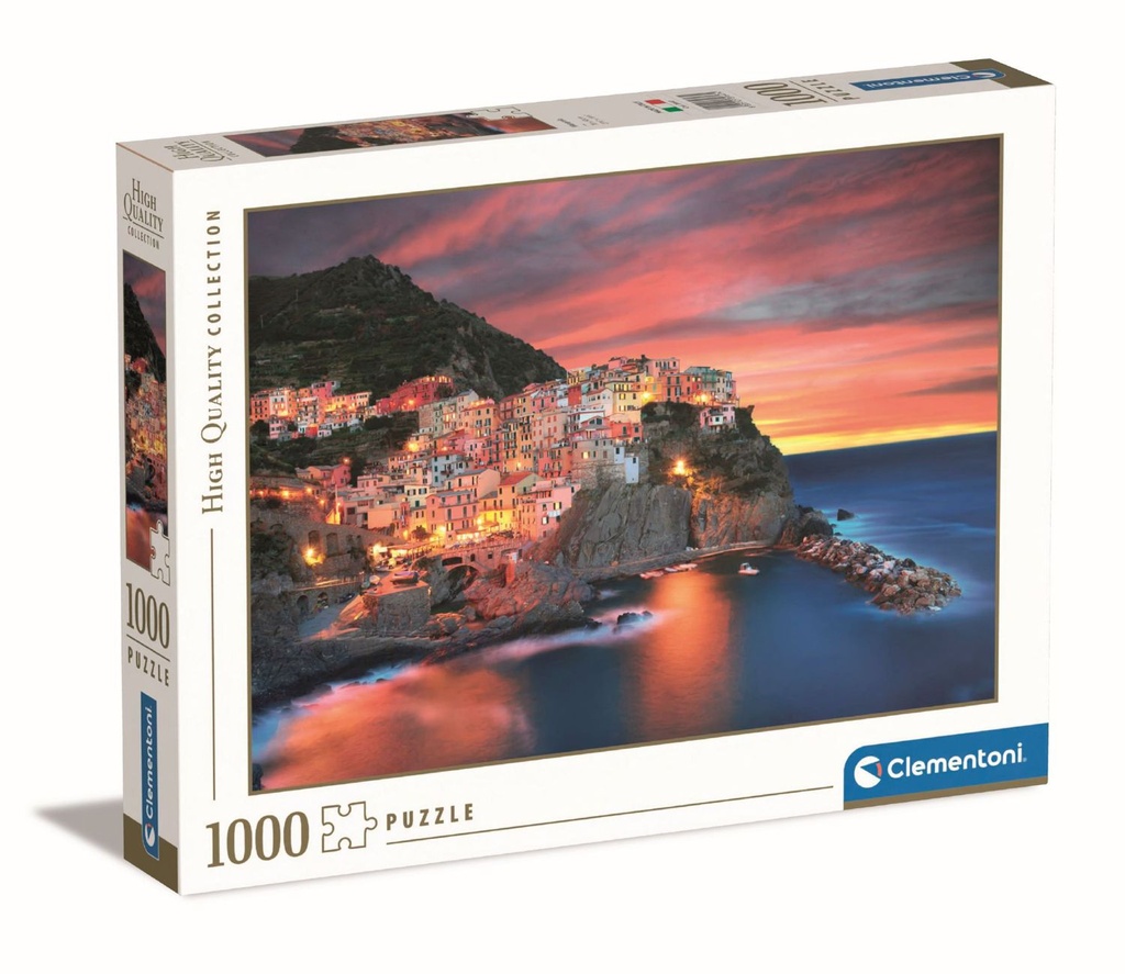 Juguete para niños - Puzzle 1000 “Manarola” - Clementoni