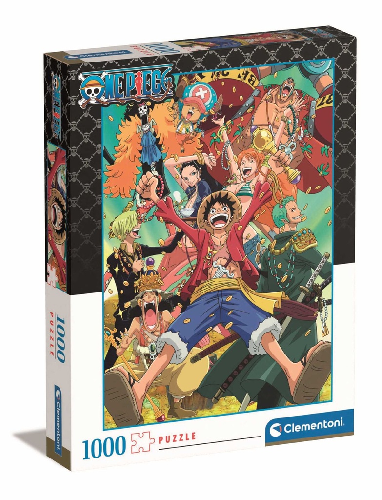 Juguete para niños - Puzzle 1000 “One Piece - 2” - Clementoni