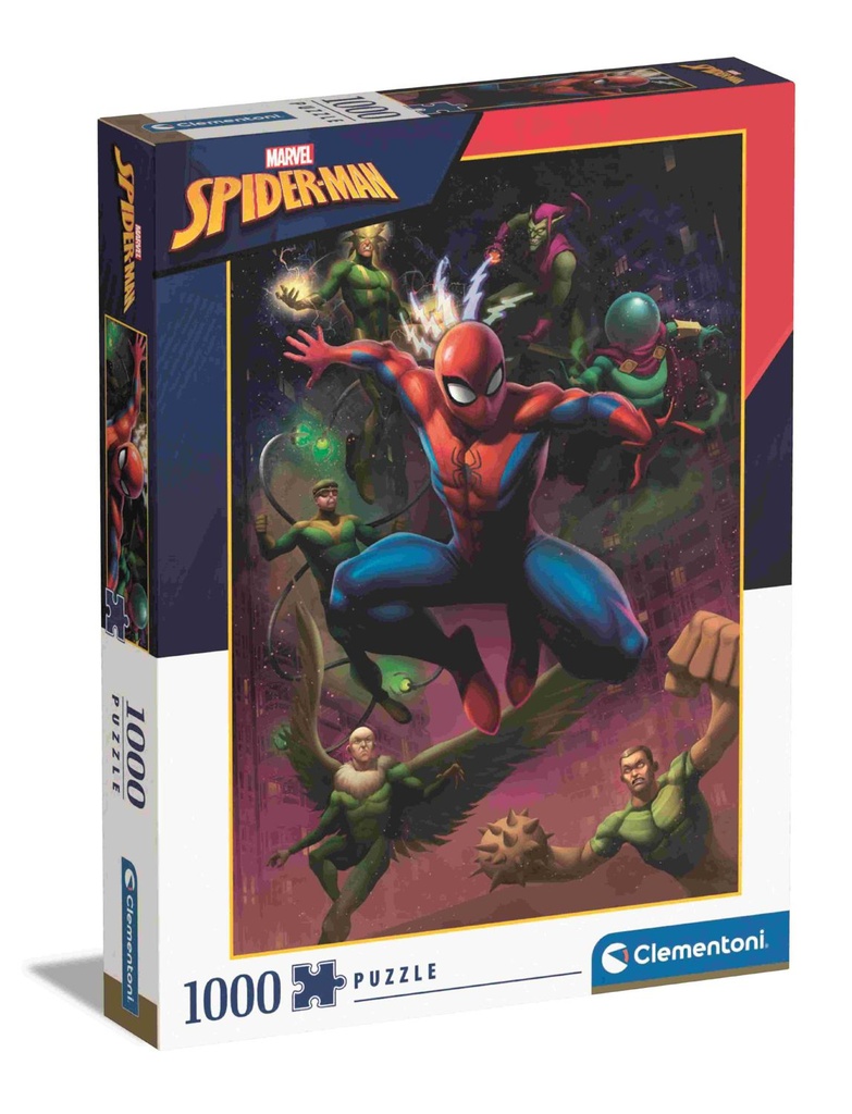 Juguete para niños - Puzzle 1000 “Spiderman Illustrated” - Clementoni