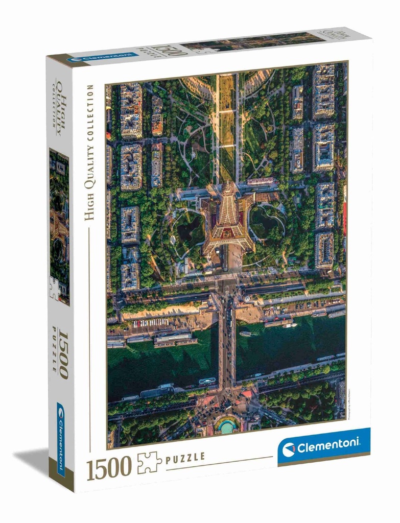 Puzzle 1500 HQC Volando sobre París =2024= - Juguetes