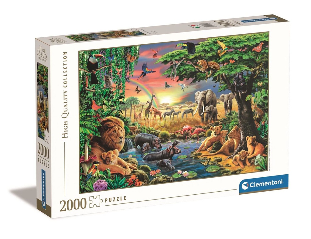 Puzzle de 2000 piezas "The African Gathering" - Juegos y juguetes educativos