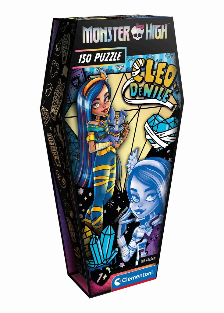 Juguete Puzle 150 Monster High Coffin Pack Cleo 