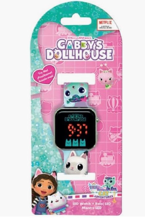 Reloj LED Gabby's Dollhouse (6x4) - Juguetes divertidos