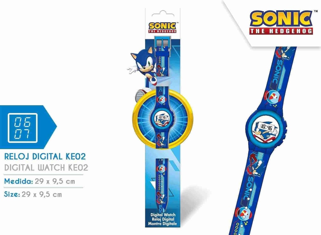 Reloj digital KE02 Sonic - Juguetes y relojes