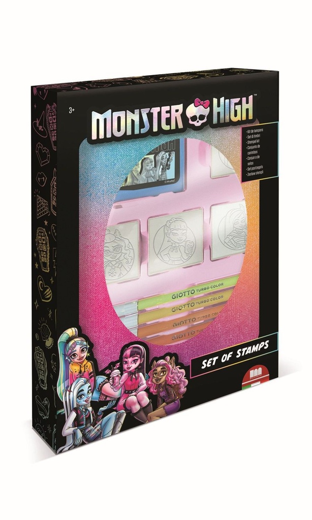 Juguete set de 7 rotuladores Monster High lavables - Material para arte