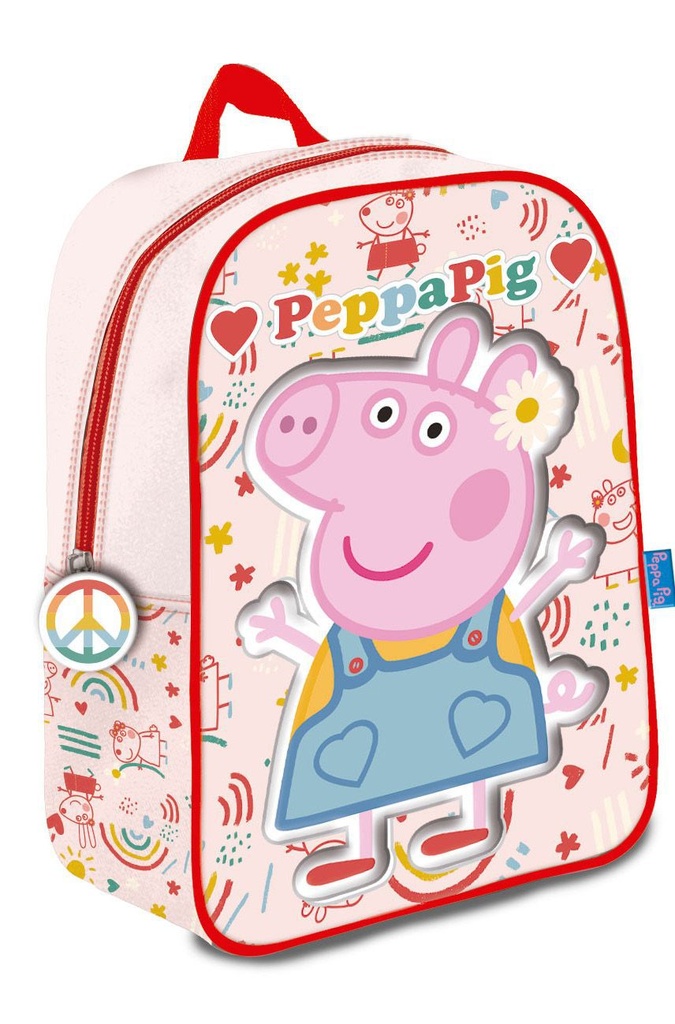 Mochila mediana 3D Peppa Pig Love (M10) - Mochilas infantiles