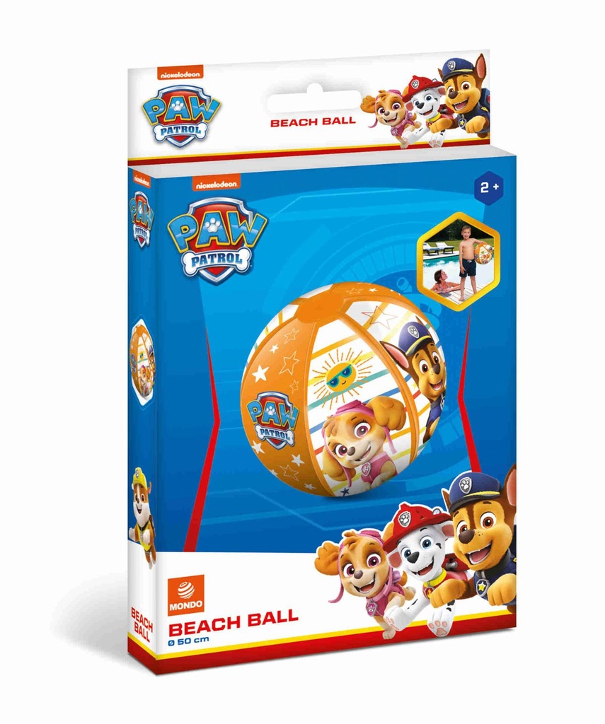 Balón playa Paw Patrol 50 cm - Juguetes infantiles