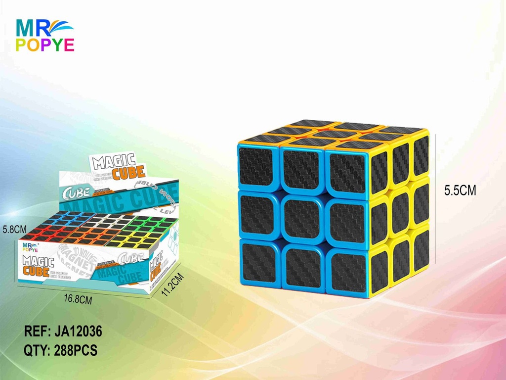 Cubo de Rubik 5.5 cm - Puzzle 3D - Juguetes