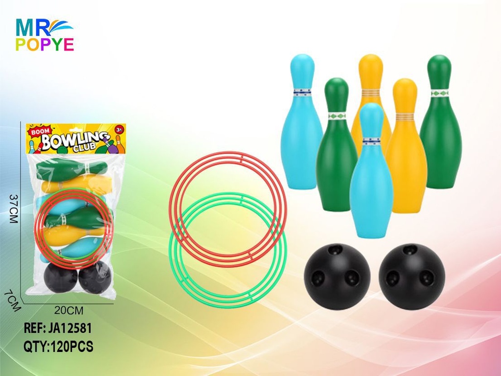 Set de bolos infantil (120) HD512-2 - Juguete de bolos para niños